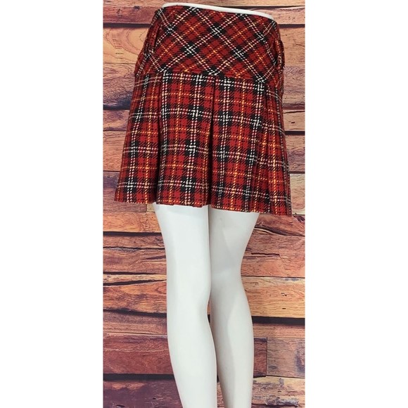 SPORT ADA Women's S (SZ 36) Wool Blend Pleated Skirt - Picture 5 of 8